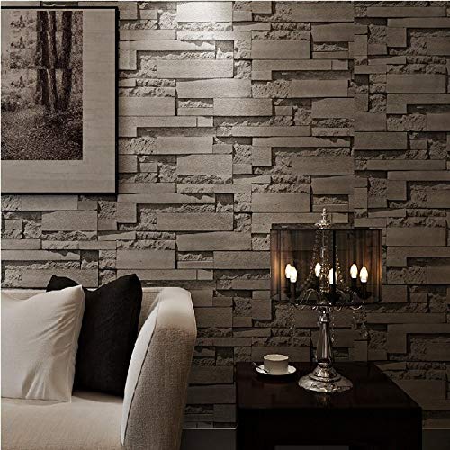 24x7 eMall Textured Dholpur Slate Stone Wallpaper Hotelier Series 053   10 M 57 Square Feet Full Roll Gris Slate  Amazonin Home Improvement
