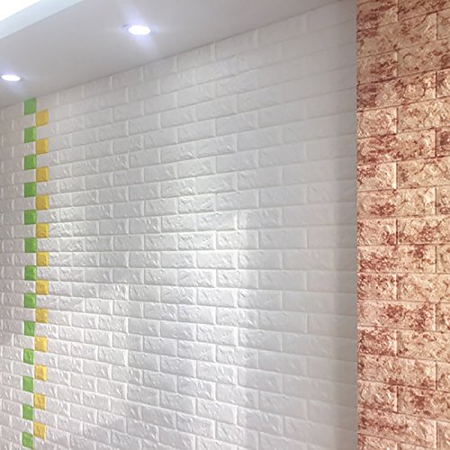 3D White Brick Wallpaper  Myindianthings