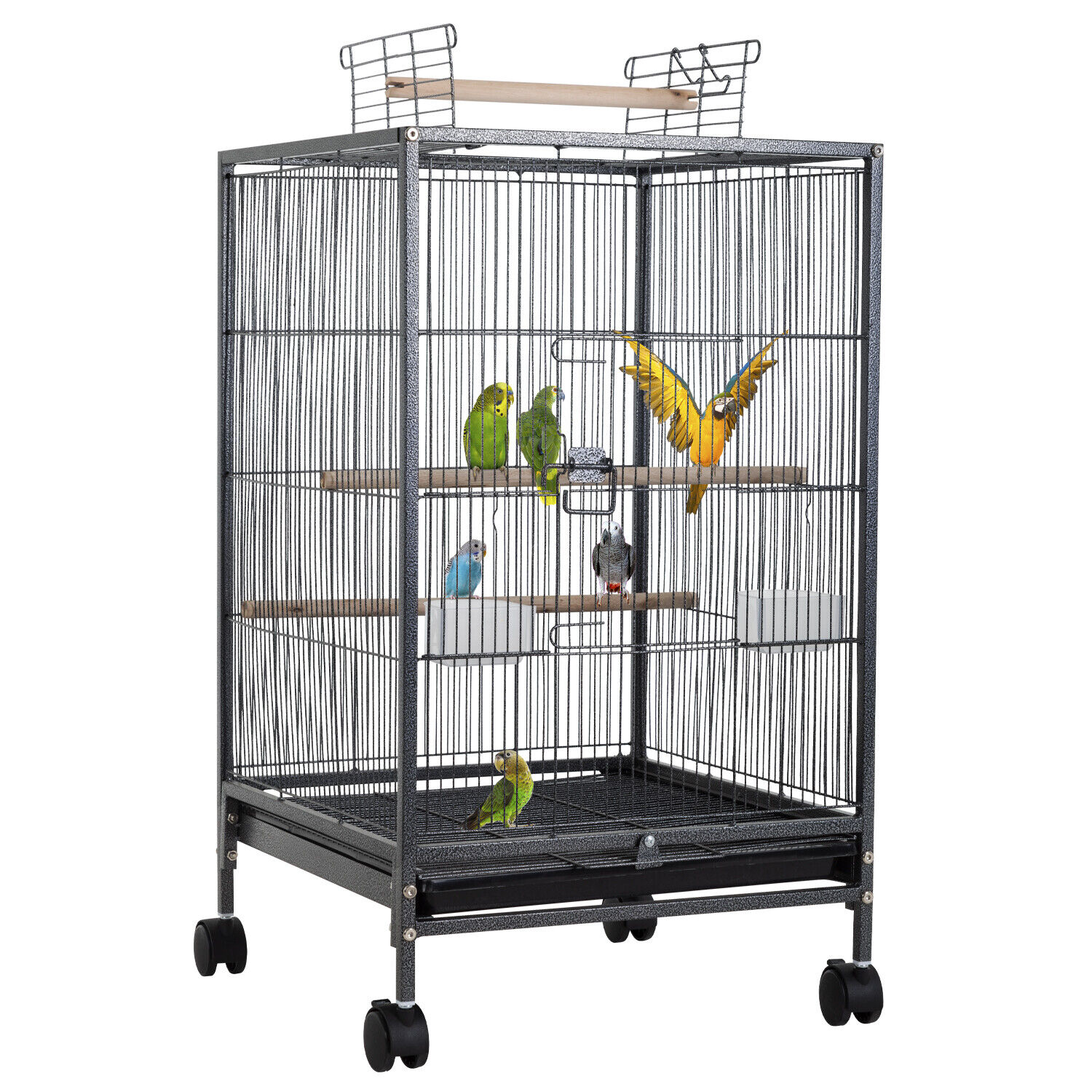 Parakeet bird hotsell cages with stands