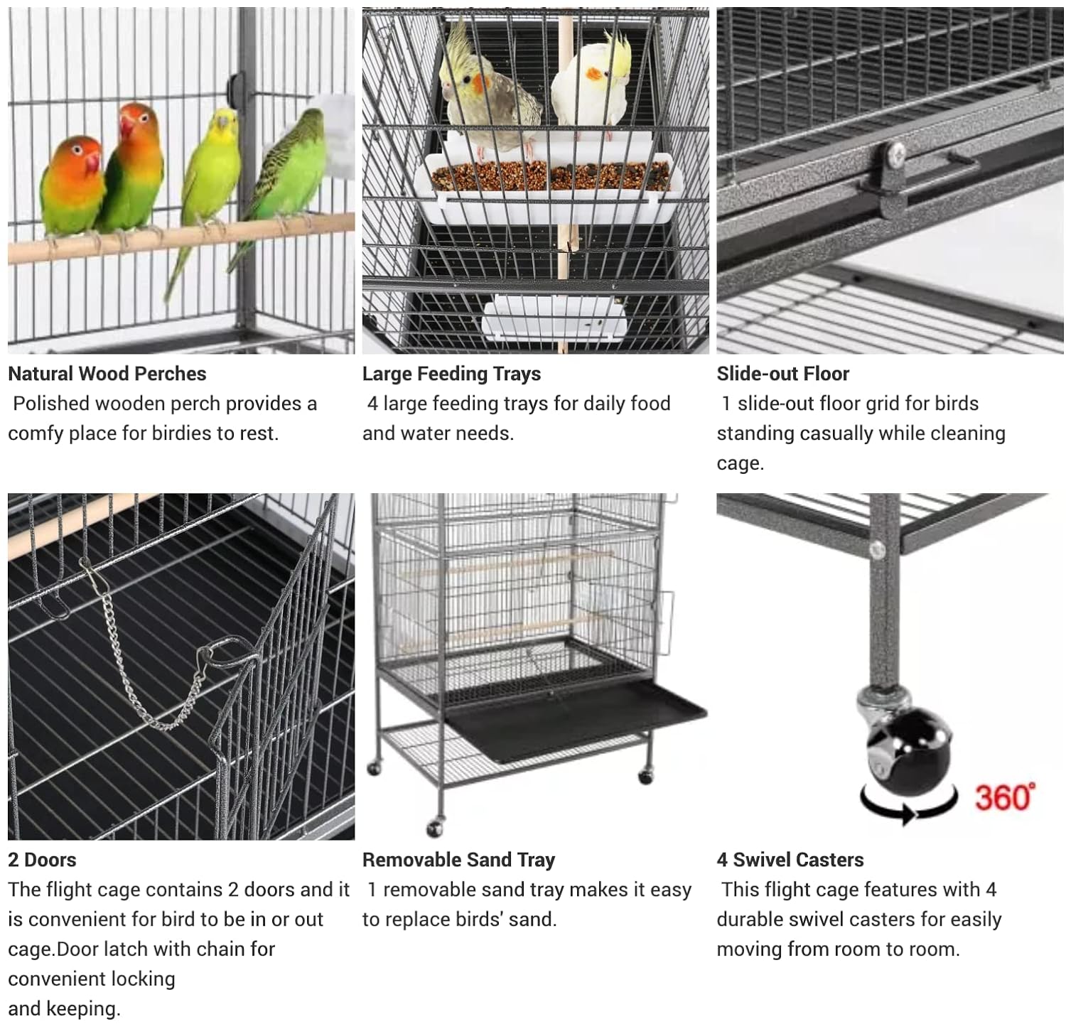 Floor standing bird sale cages