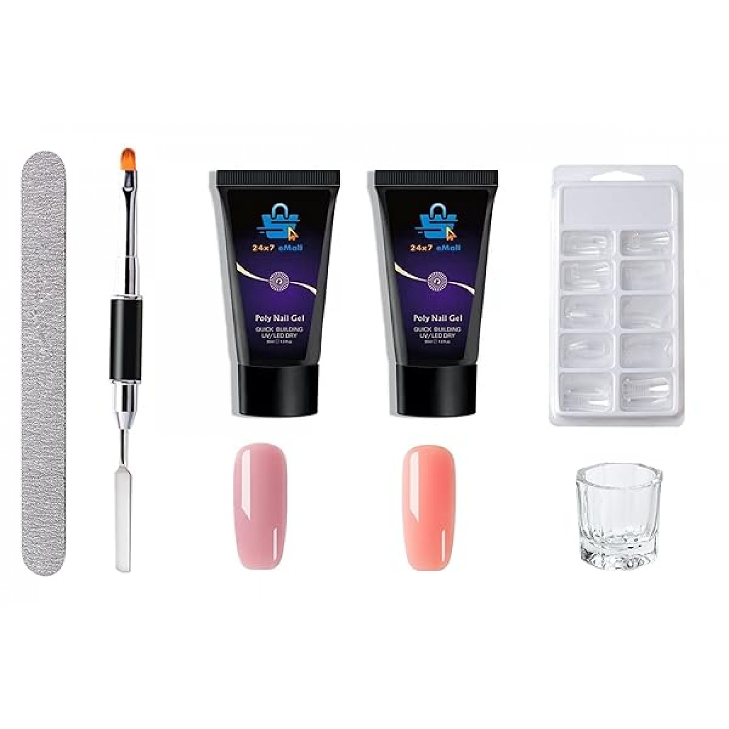 24x7-eMall-Acrylic-Gel-Poly-Nail-Gel-Nail-Gel-Extension-Set-2-Pc-30-ml-Tubes-Each-B09NMHH12J