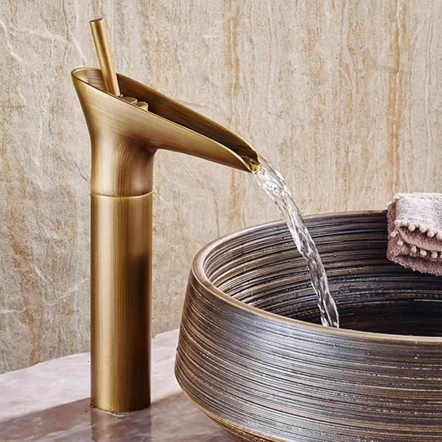 24x7-eMall-Gold-Waterfall-Basin-Mixer-Hot-and-Cold-7-Inch-Height-Golden-Colour-El-Dorado-Petite-B097RDD4J3