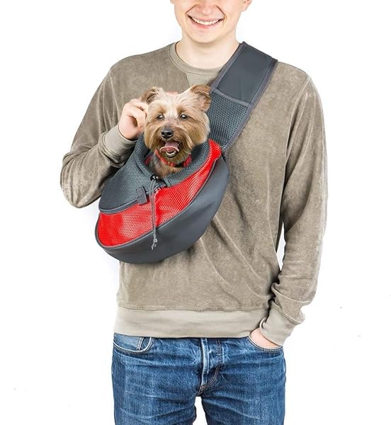 24x7-eMall-Pet-Sling-Carrier-Small-Dog-Cat-Sling-Pet-Carrier-Bag-Safe-Comfortable-Adjustable-Pouch-Single-Shoulder-Car-B09MTV2DMN