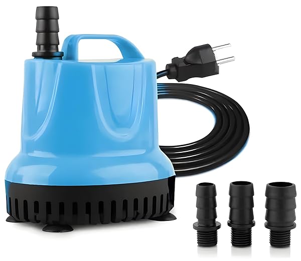 PawLites-4500LH-100W-Submersible-Water-Fountain-Pump-For-Aquariums-Powerful-Large-Water-Pump-for-Fountain-Suction-Cup-B0CMHDBKGN